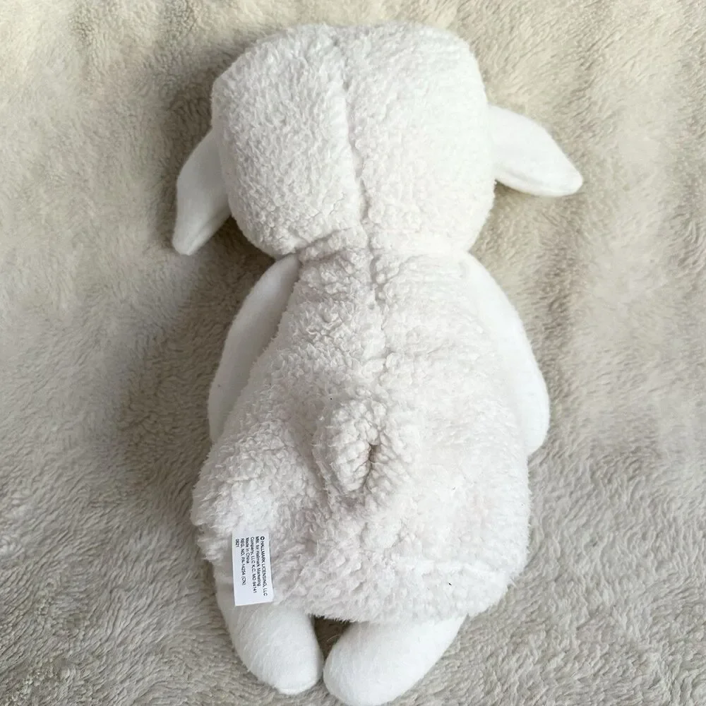 Hallmark Sherpa Lamb 15” Off White Cream Bean Bag Plush Stuffed Animal